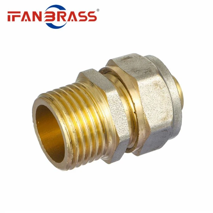 Male Coupling Brass 