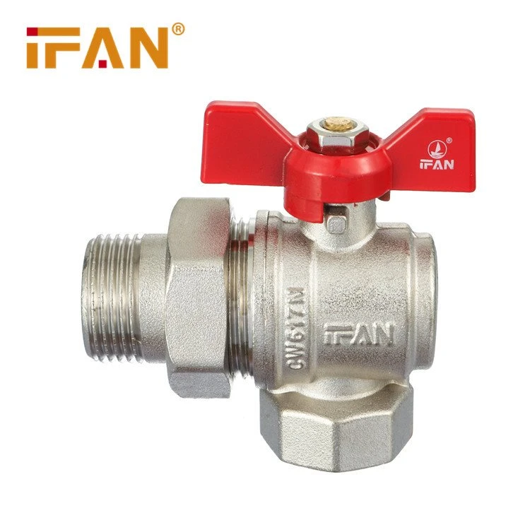 Union Ball Valve Ottone