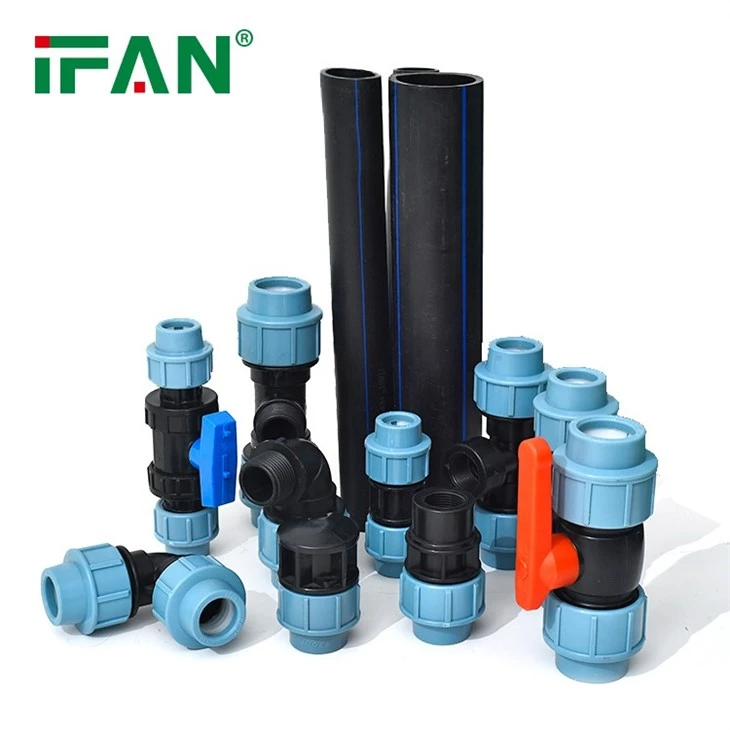 Raccordo per tubi in HDPE per irrigazione agricola
