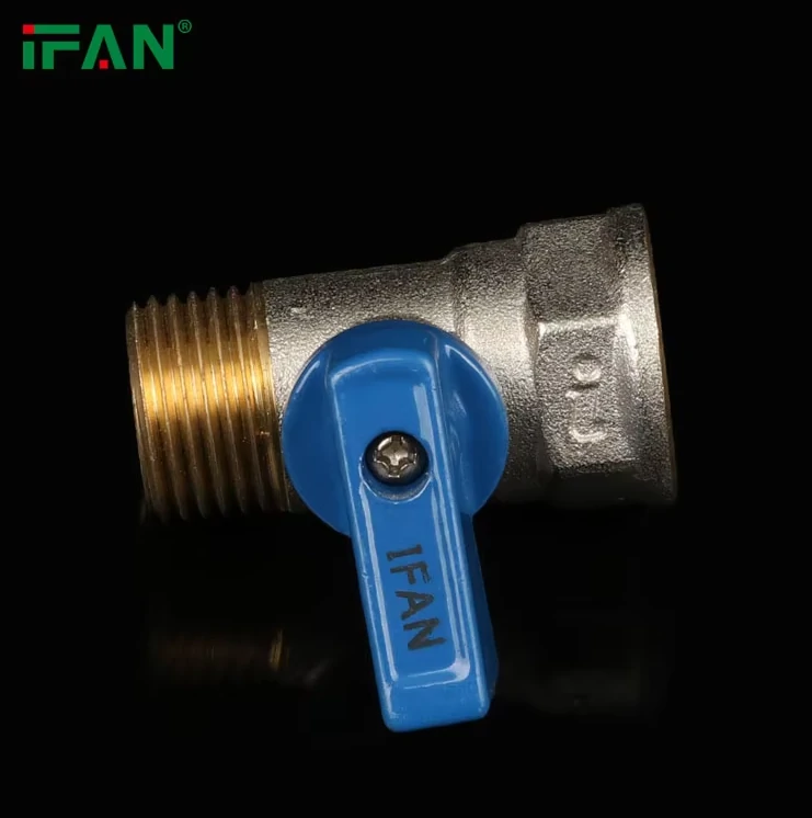 IFAN Blue Handle Mini Ball Valve