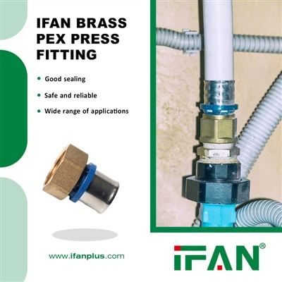 Monti di pressione PEX in ottone